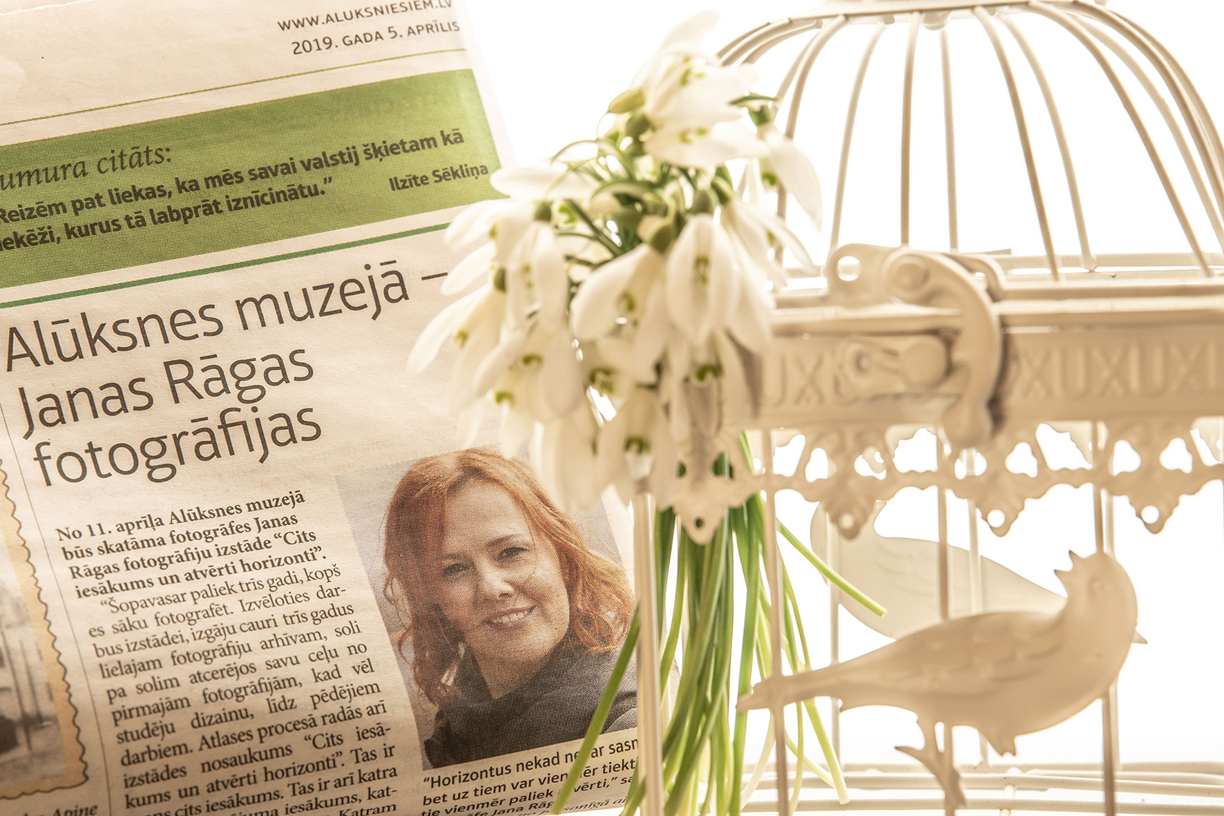 Публикация в газете “Alūksnes un Malienas Ziņas”